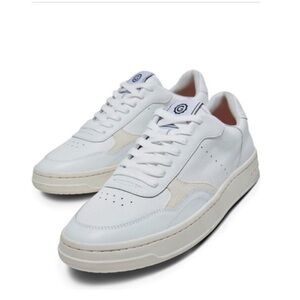GREATS Union White Court Leather Sneakers Unisex Size 12 EUR 45 Streetwear